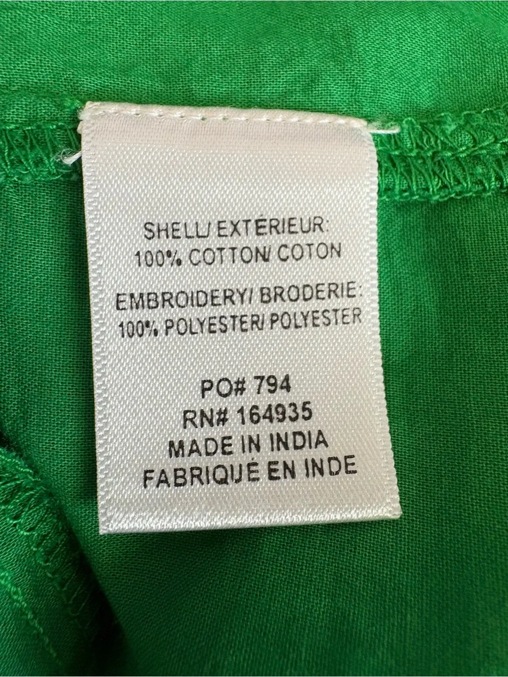 Frances Valentine Green Embroidered Tunic Shift Dress Size 1X